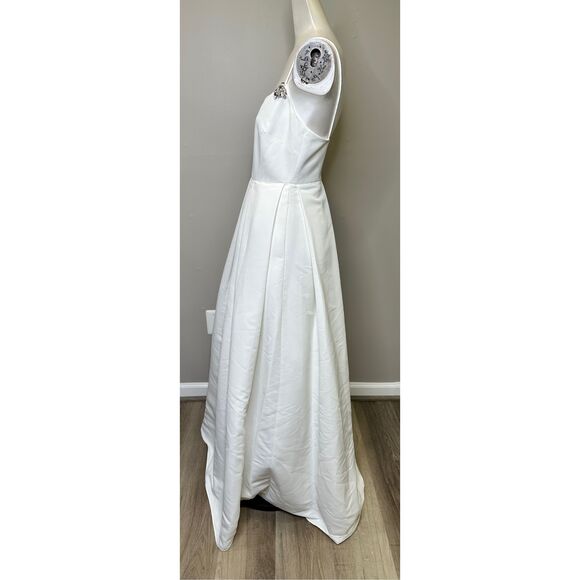 NWT Sachin & Babi Gwen crystal-embellished flared gown Size 12 $895 - Picture 7 of 11